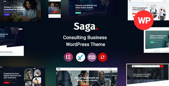 Saga v2.8 - Business Consulting WordPress Theme - Imagem 1