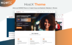 HostX – Tema WordPress para Tecnologia e SaaS - Imagem 2