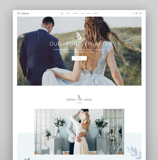 The Aisle – Tema WordPress para Eventos The Aisle – Tema WordPress para Eventos - Imagem 1