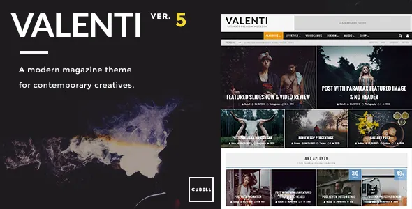 Valenti – Tema WordPress para Blog e Revista Valenti – Tema WordPress para Blog e Revista - Imagem 1