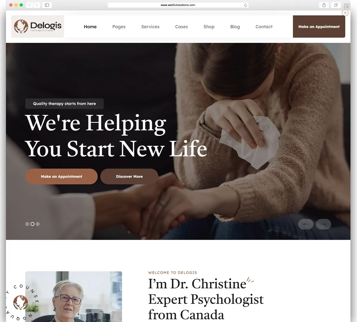 Delogis – Tema WordPress para Medicina Delogis – Tema WordPress para Medicina - Imagem 1