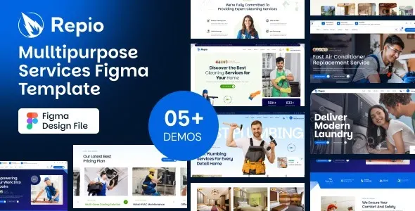Repio – Template HTML para Construção e Reformas Repio – Template HTML para Construção e Reformas - Imagem 1
