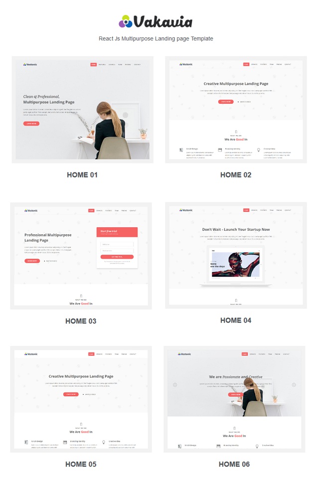 Vakavia – Tema WordPress para Landing Page Vakavia – Tema WordPress para Landing Page - Imagem 1