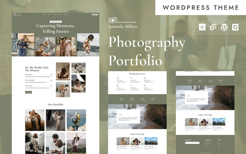 Kunst – Tema WordPress com Elementor para Fotografia Kunst – Tema WordPress com Elementor para Fotografia - Imagem 1
