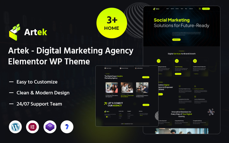 ART – Tema WordPress para Marketing e Agência ART – Tema WordPress para Marketing e Agência - Imagem 1