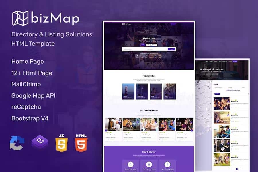 BizMap – Tema WordPress Profissional BizMap – Tema WordPress Profissional - Imagem 1