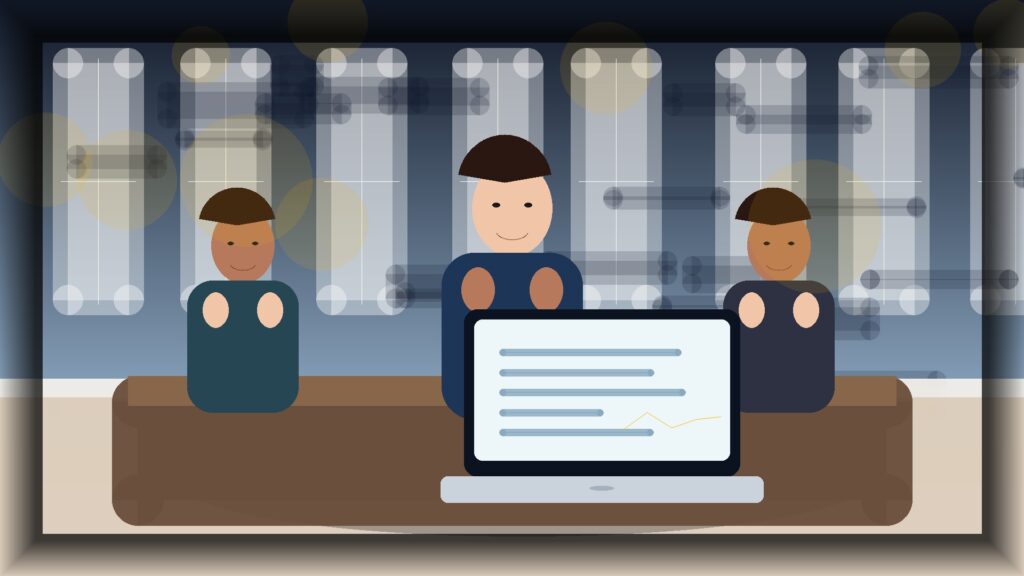 Imagem humanizada relacionada a Social media para negócios