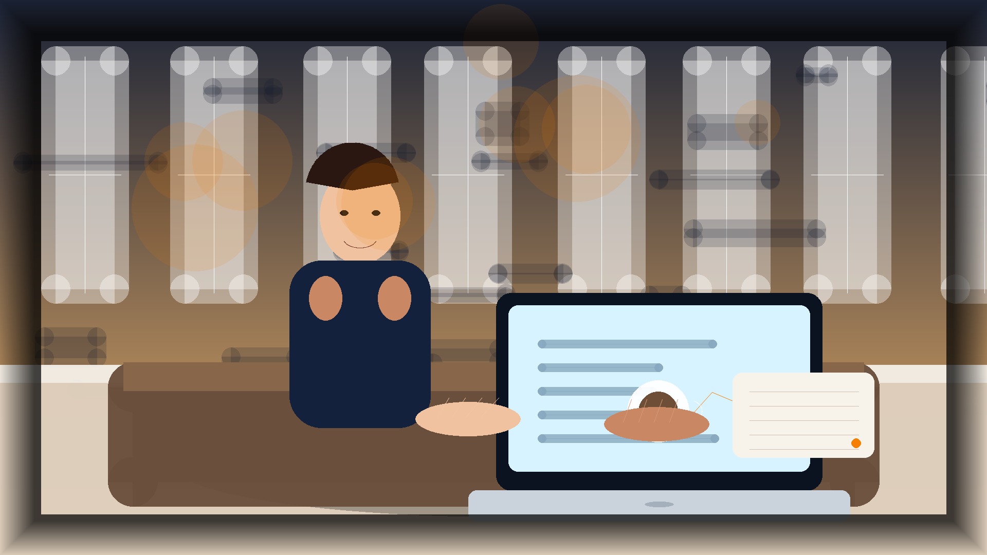 Imagem humanizada relacionada a Mobile first