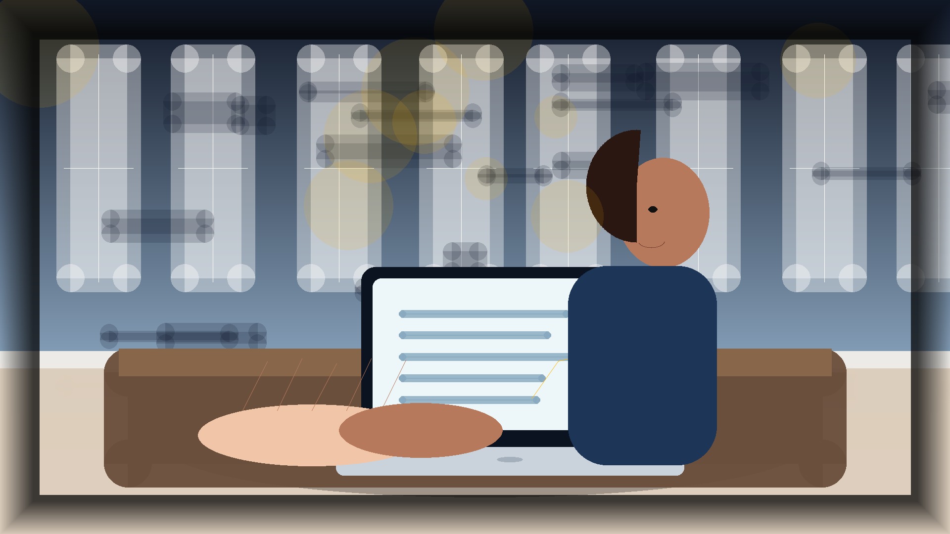 Imagem humanizada relacionada a Domínios e configuração de sites