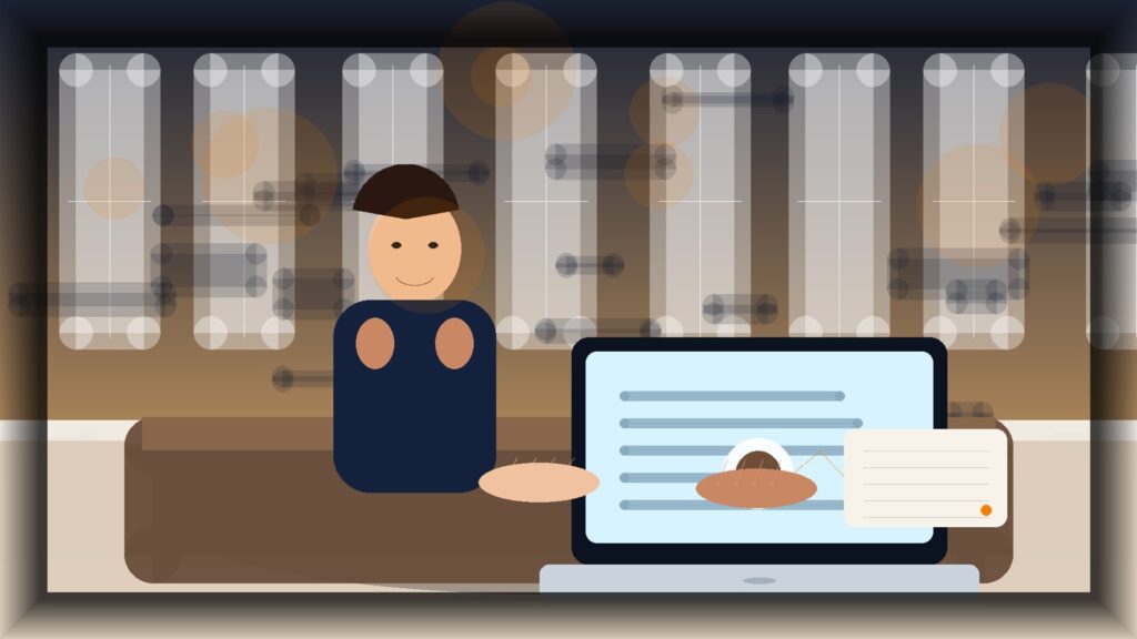 Imagem humanizada relacionada a Google Analytics