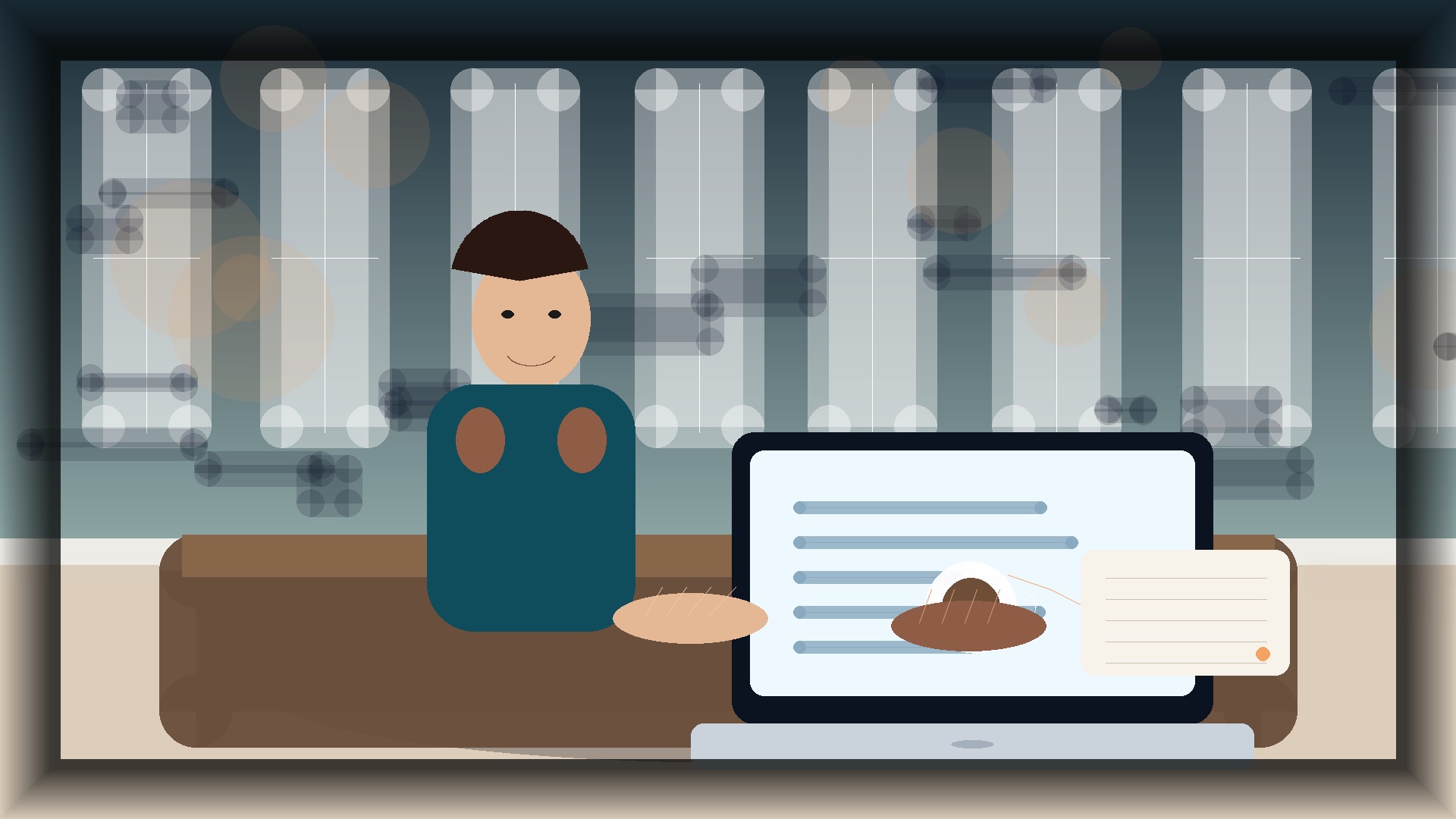 Imagem humanizada relacionada a Temas WordPress para landing pages