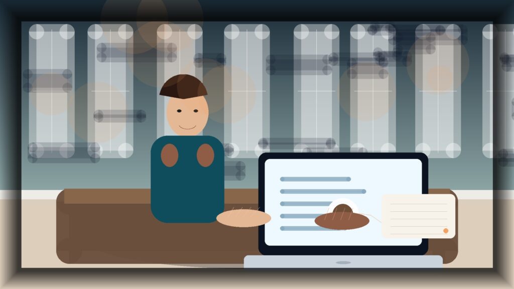 Imagem humanizada relacionada a Performance e velocidade de sites