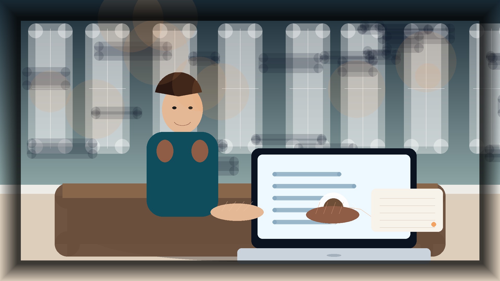Imagem humanizada relacionada a Performance e velocidade de sites