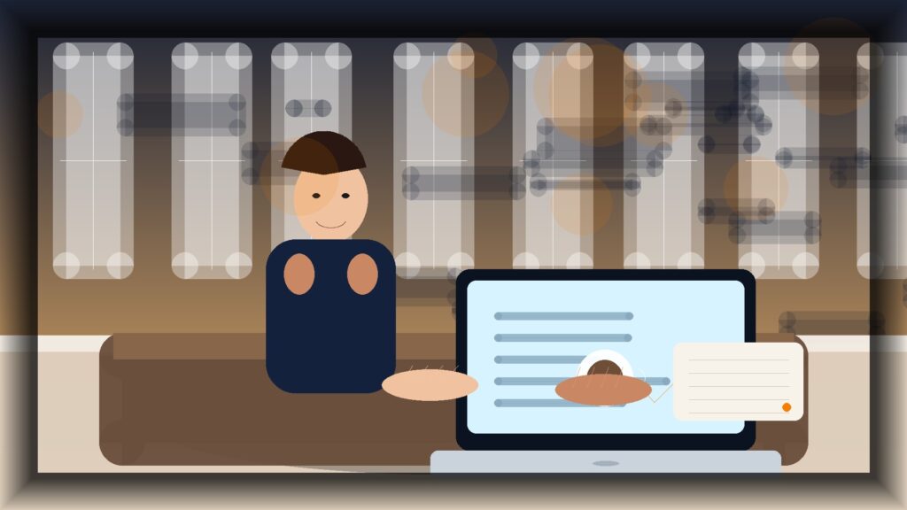Imagem humanizada relacionada a Hospedagem para WordPress