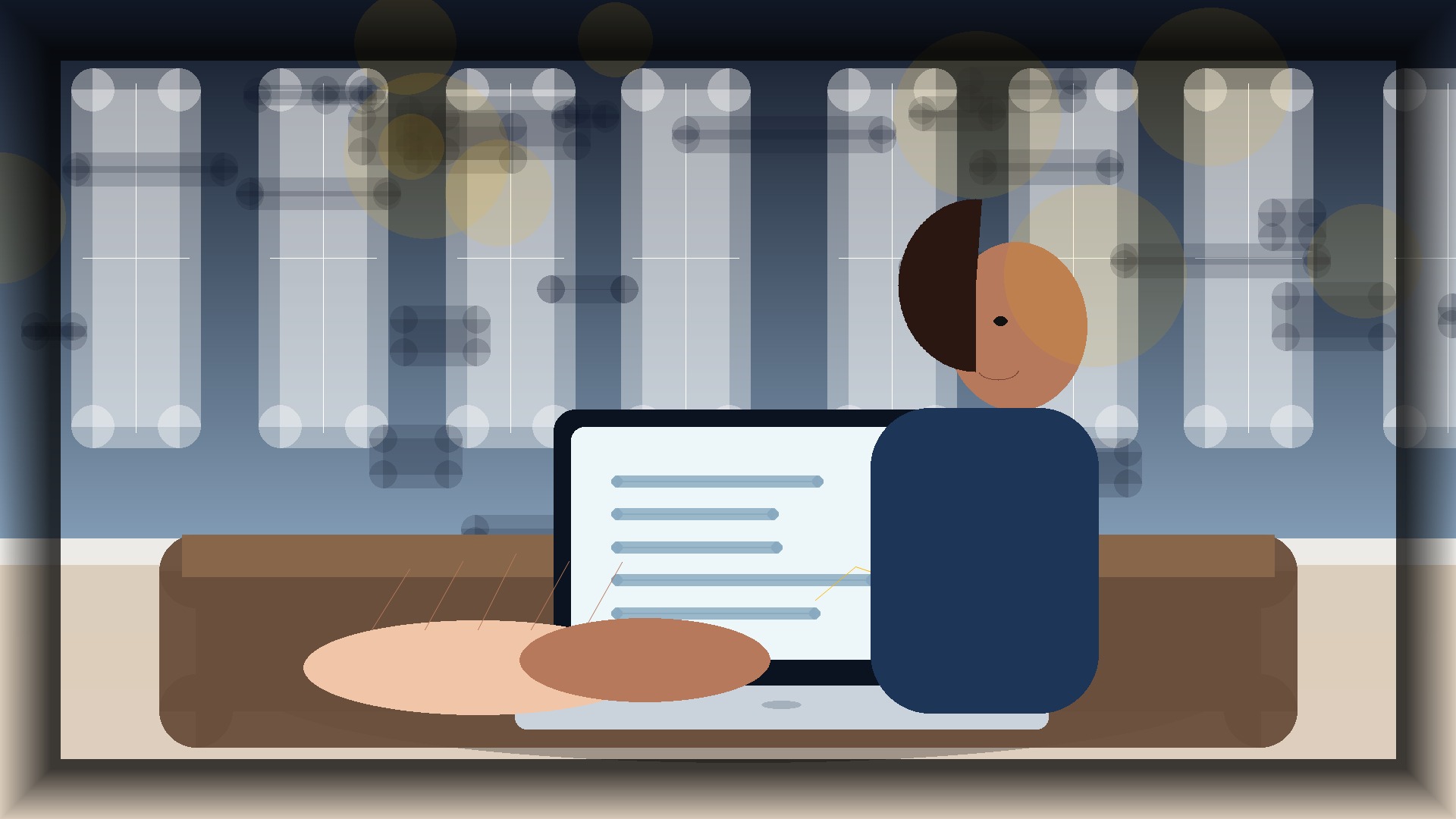 Imagem humanizada relacionada a Domínios e configuração de sites