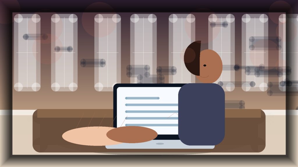 Imagem humanizada relacionada a Google Analytics