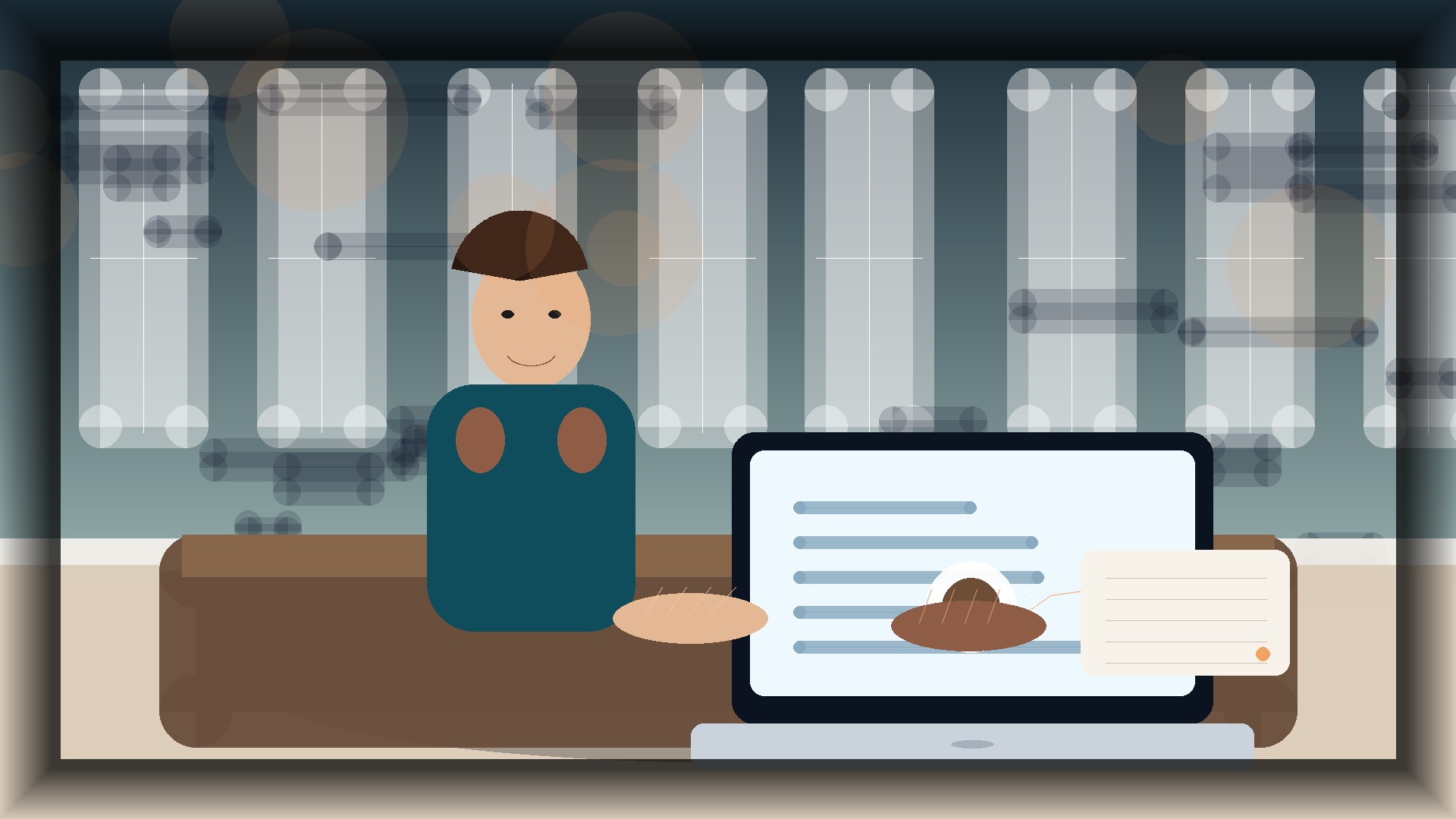 Imagem humanizada relacionada a Desenvolvimento de sites profissionais