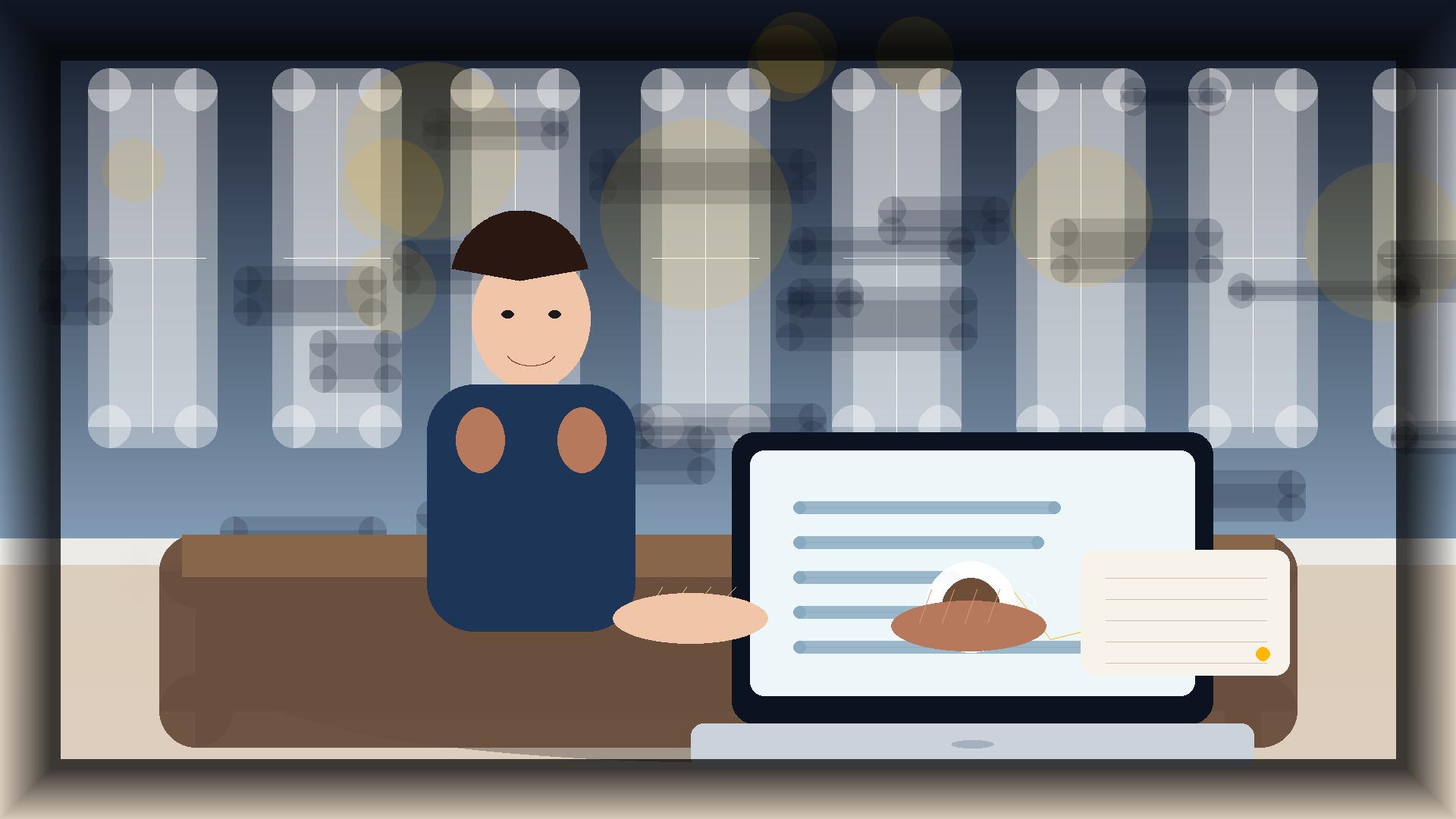 Imagem humanizada relacionada a Copywriting para sites