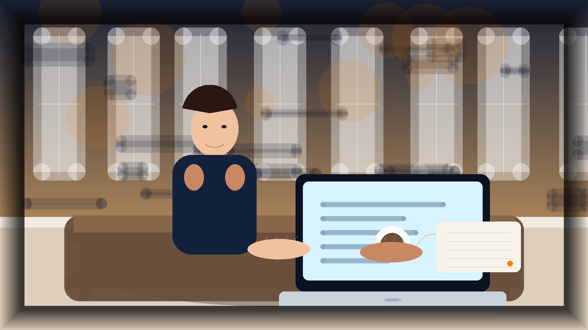 Imagem humanizada relacionada a Segurança em WordPress