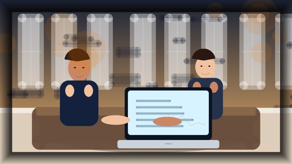Imagem humanizada relacionada a Domínios e configuração de sites