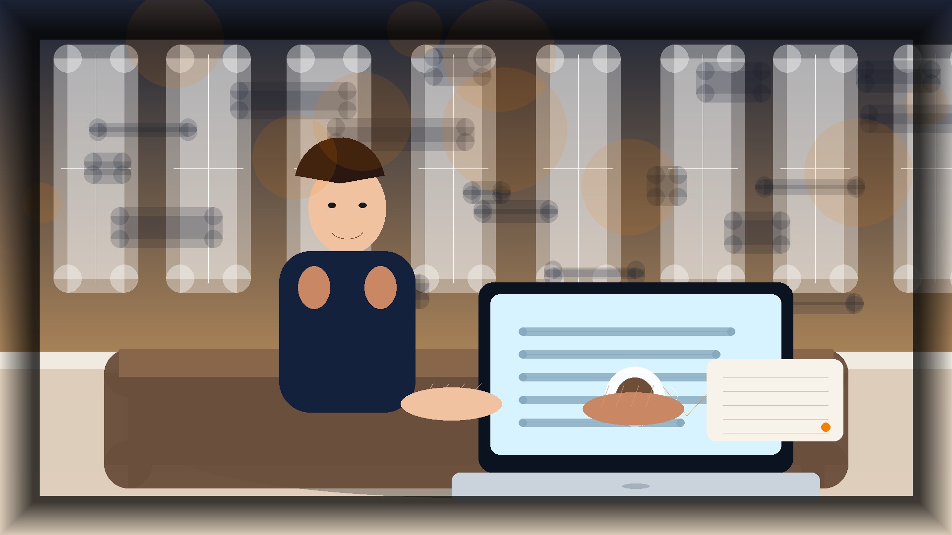 Imagem humanizada relacionada a Segurança em WordPress