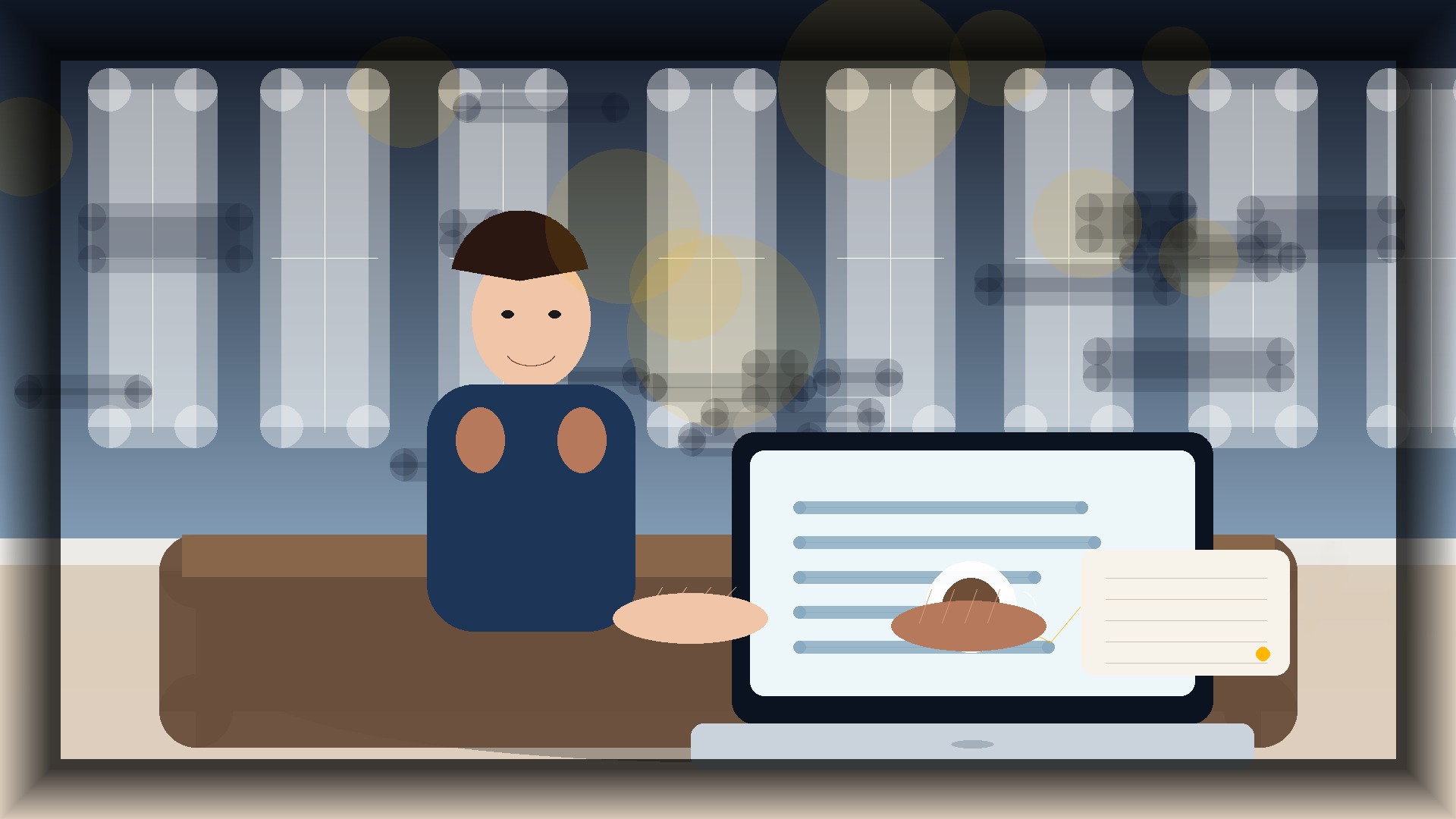 Imagem humanizada relacionada a Performance e velocidade de sites
