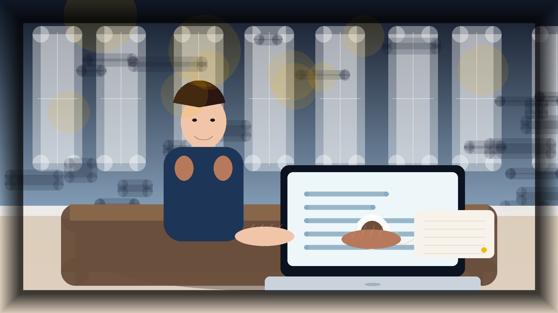 Imagem humanizada relacionada a SEO para WordPress