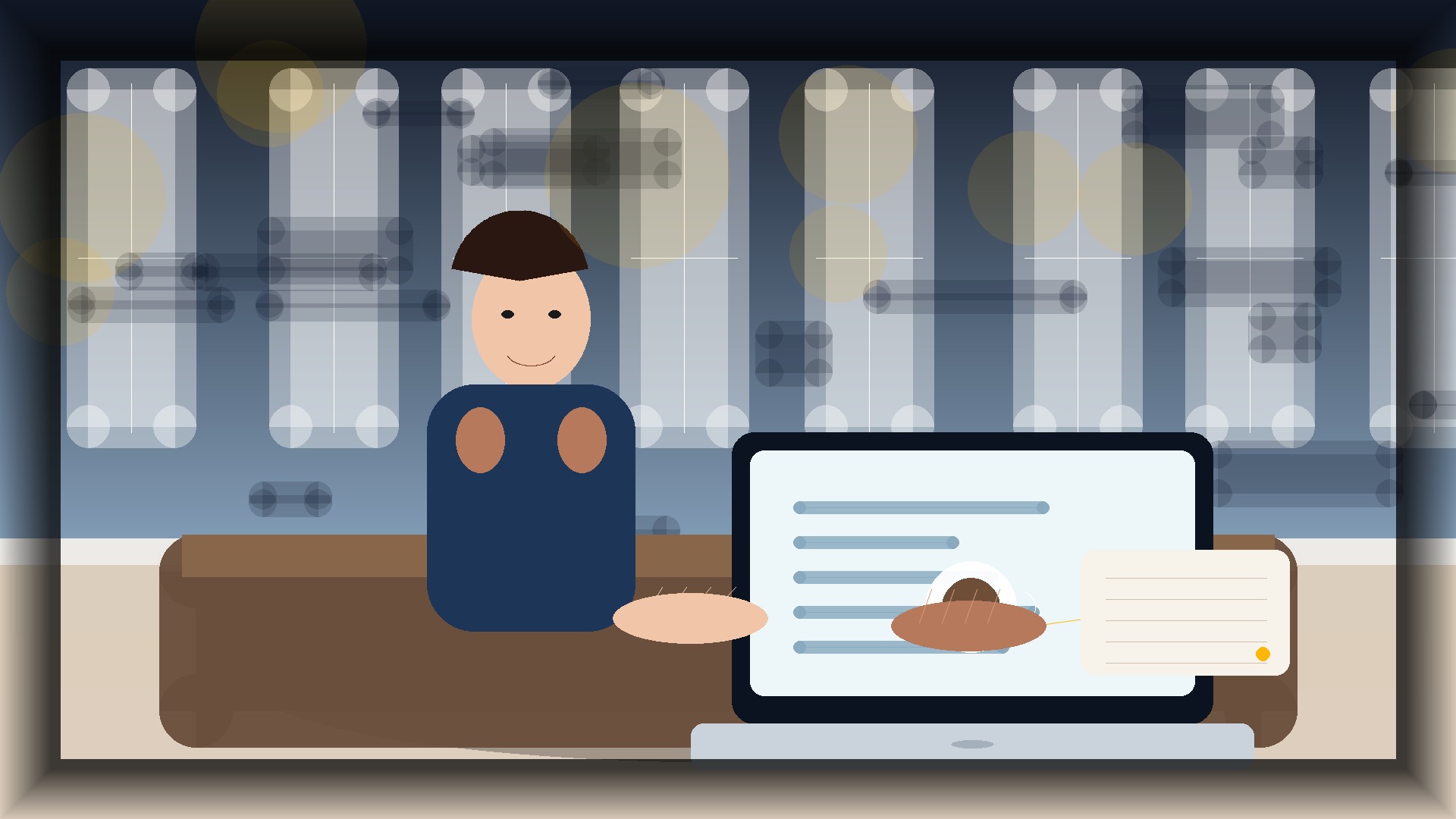 Imagem humanizada relacionada a Hospedagem para WordPress