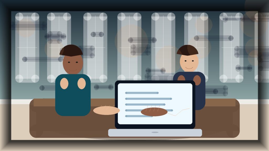 Imagem humanizada relacionada a Domínios e configuração de sites