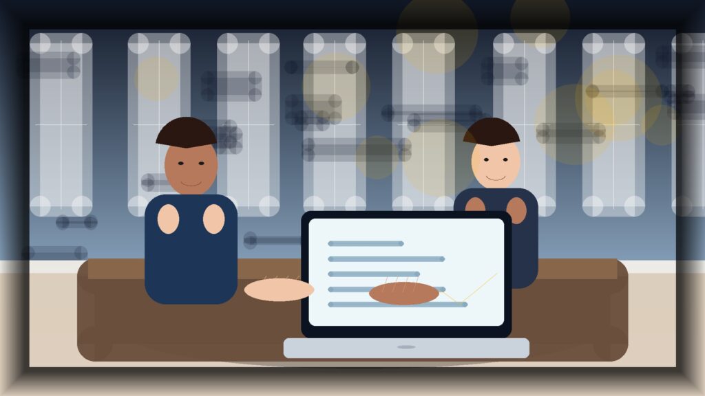 Imagem humanizada relacionada a Analytics e métricas digitais