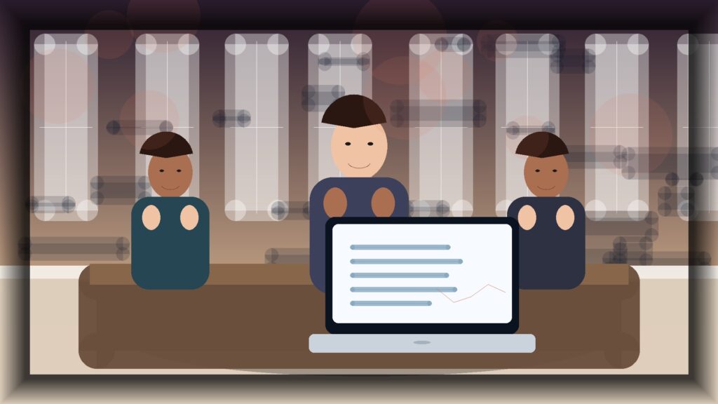 Imagem humanizada relacionada a Gestão de lojas online