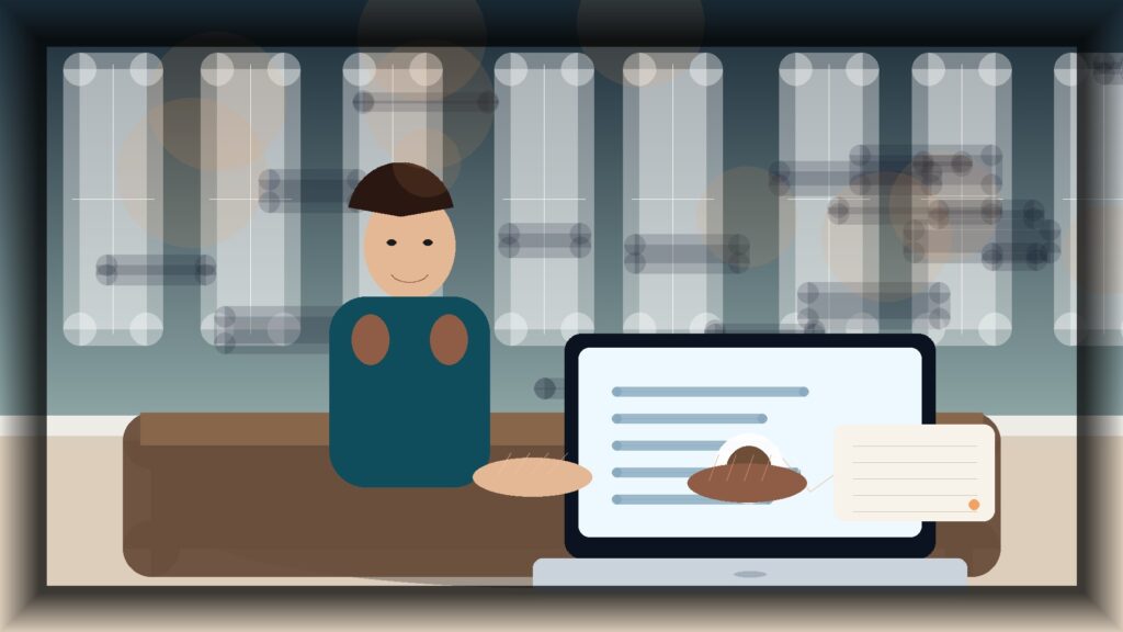 Imagem humanizada relacionada a Copywriting para sites