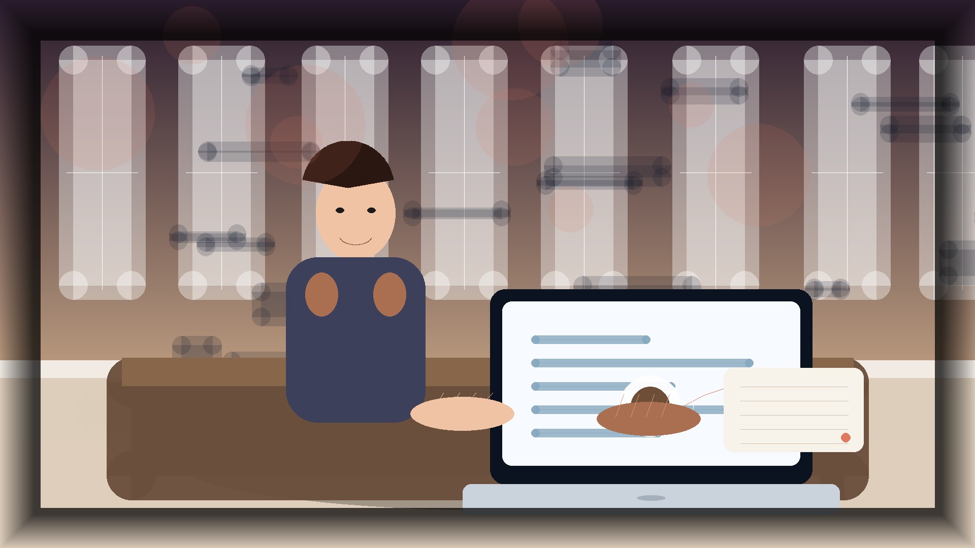 Imagem humanizada relacionada a Hospedagem para WordPress