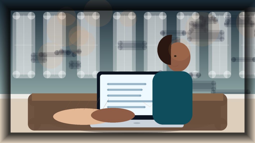 Imagem humanizada relacionada a Google Analytics