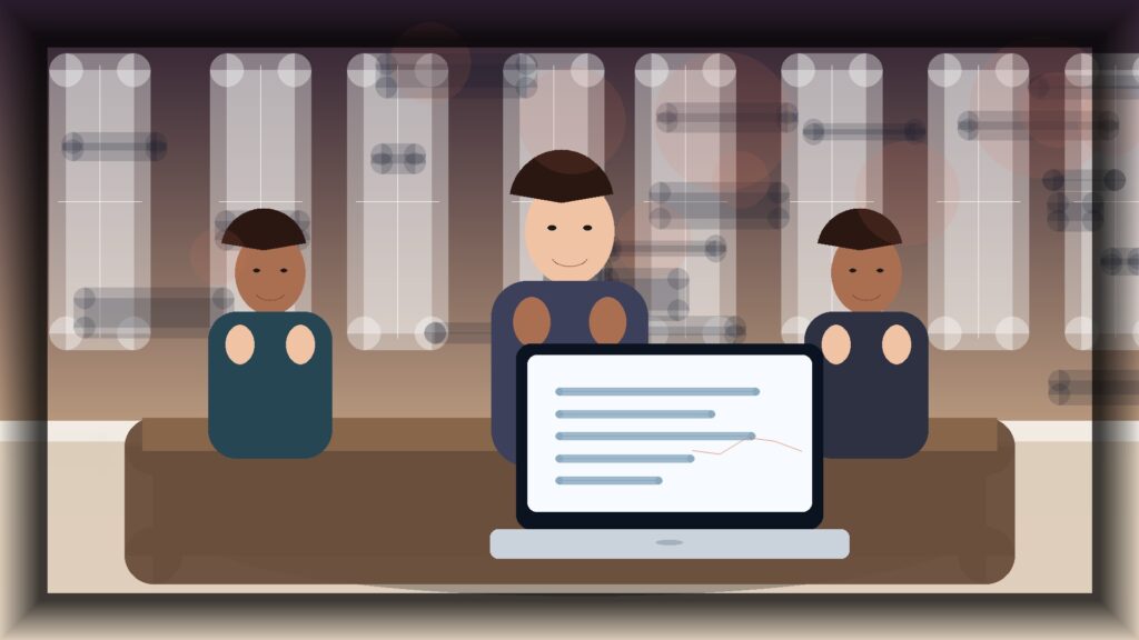 Imagem humanizada relacionada a Gestão de lojas online