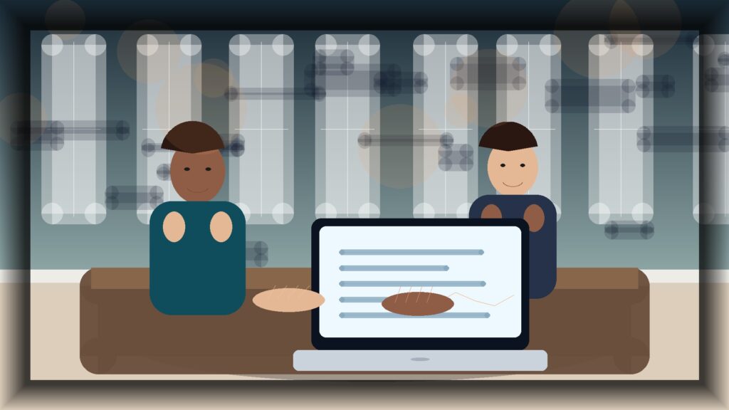Imagem humanizada relacionada a Desenvolvimento de sites profissionais