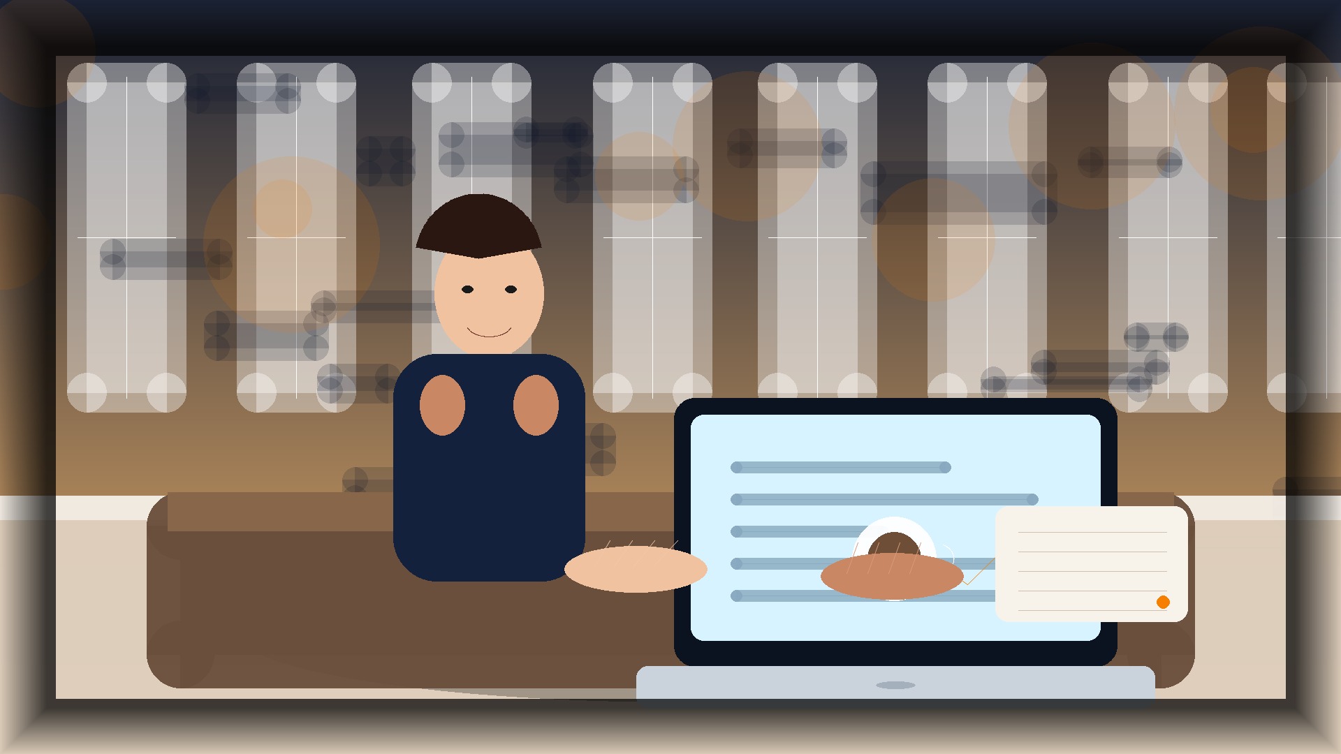 Imagem humanizada relacionada a Design de sites modernos