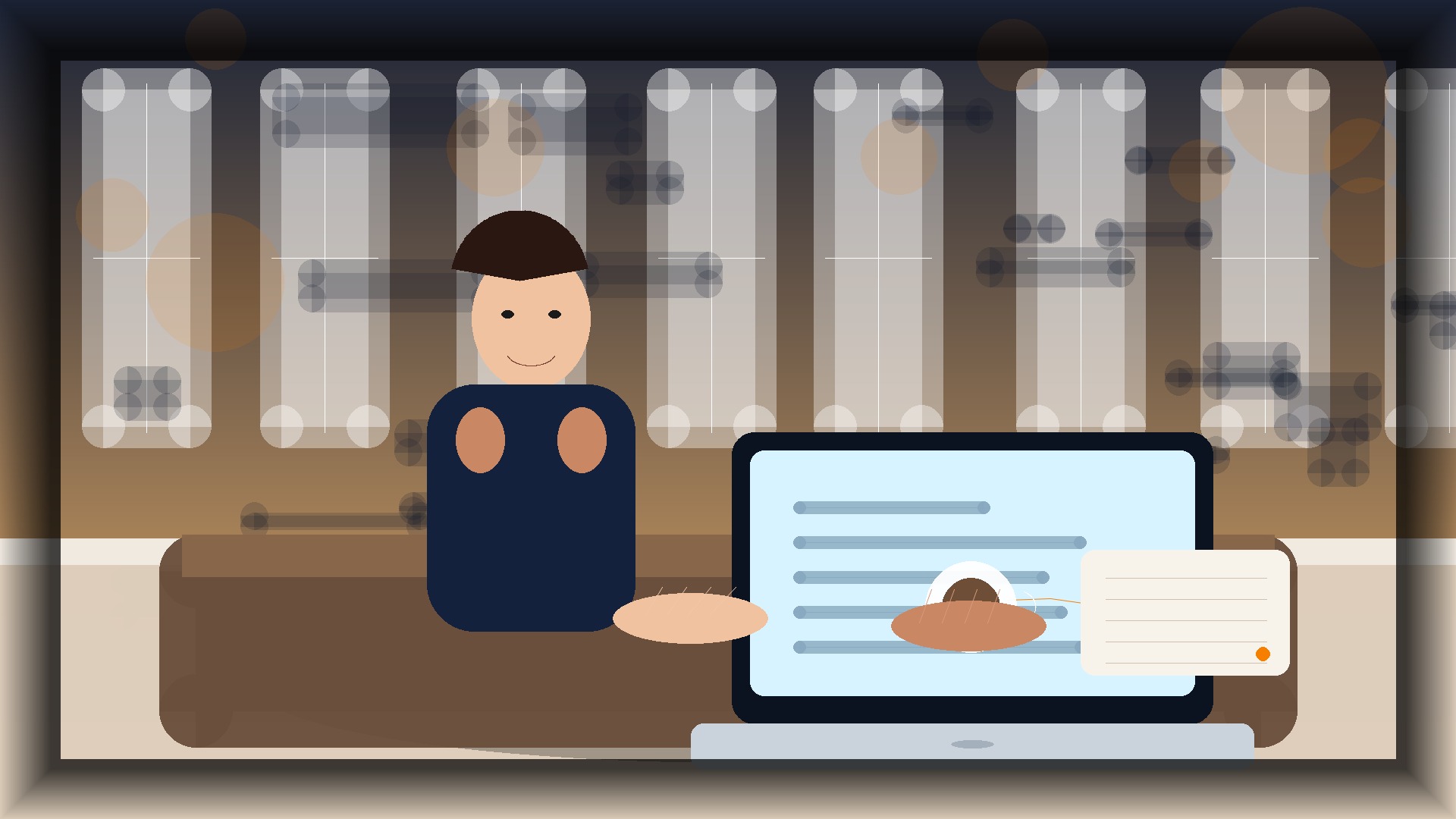 Imagem humanizada relacionada a SEO para WordPress