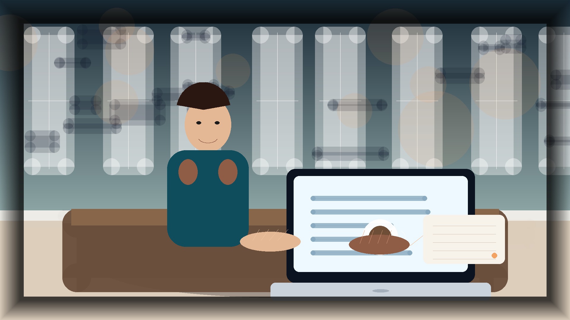 Imagem humanizada relacionada a Google Analytics