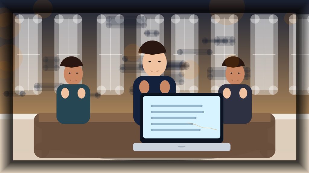 Imagem humanizada relacionada a Gestão de lojas online