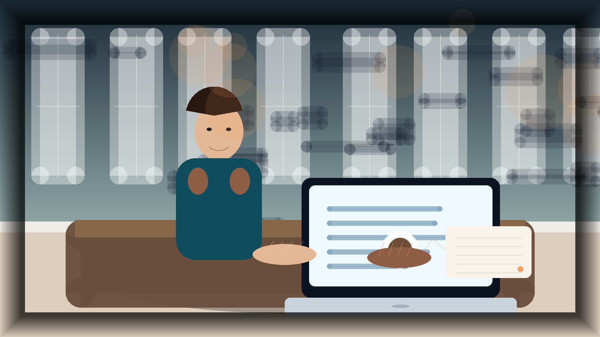 Imagem humanizada relacionada a Tendências de web design
