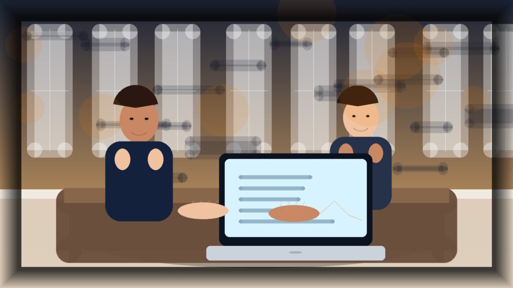 Imagem humanizada relacionada a Marketing digital para pequenas empresas