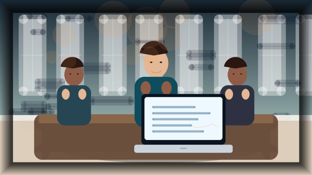 Imagem humanizada relacionada a Google Analytics
