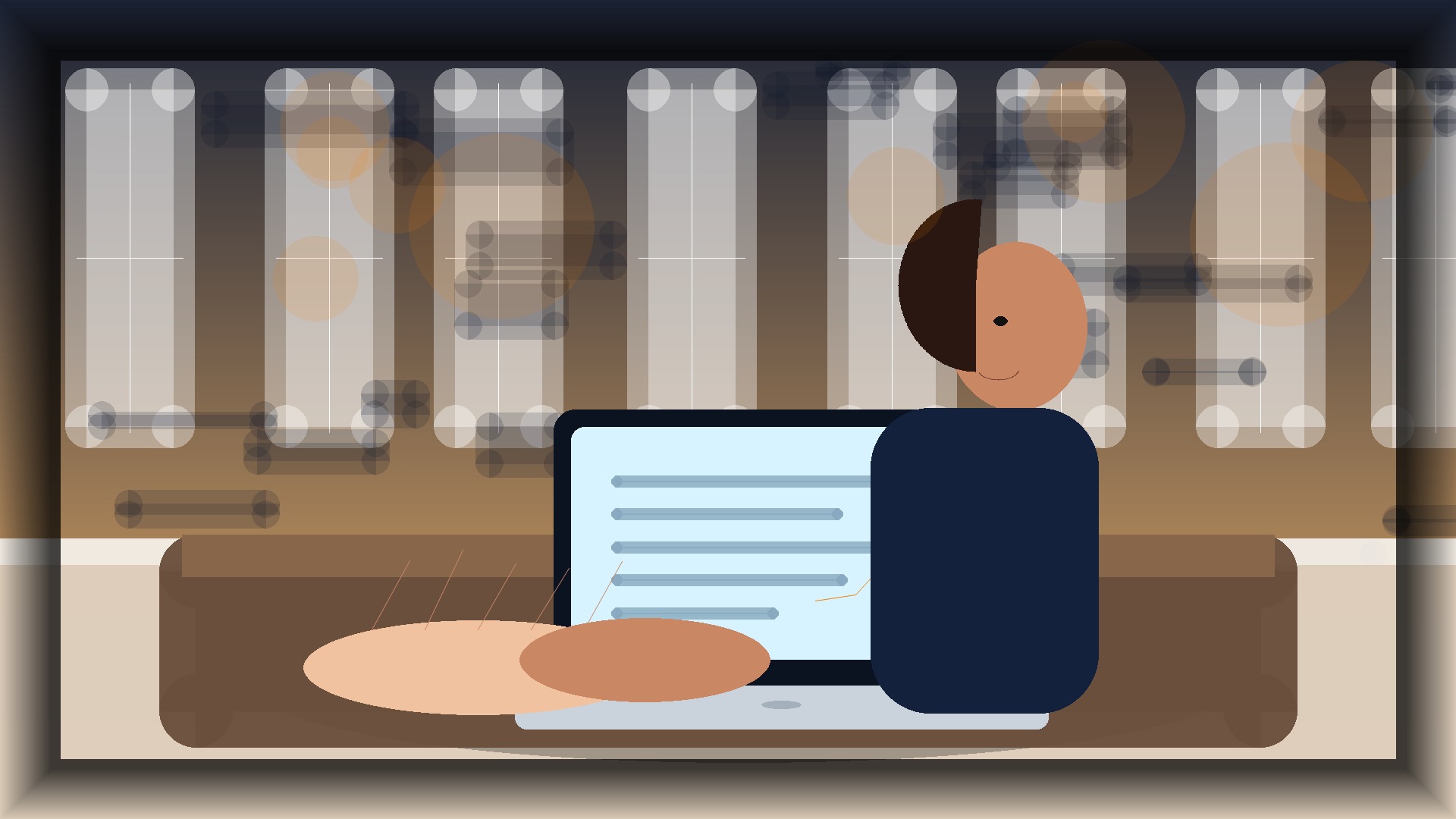 Imagem humanizada relacionada a Performance e velocidade de sites