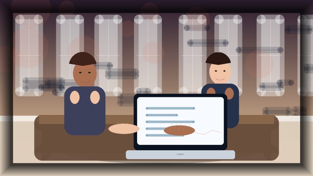 Imagem humanizada relacionada a Copywriting para sites