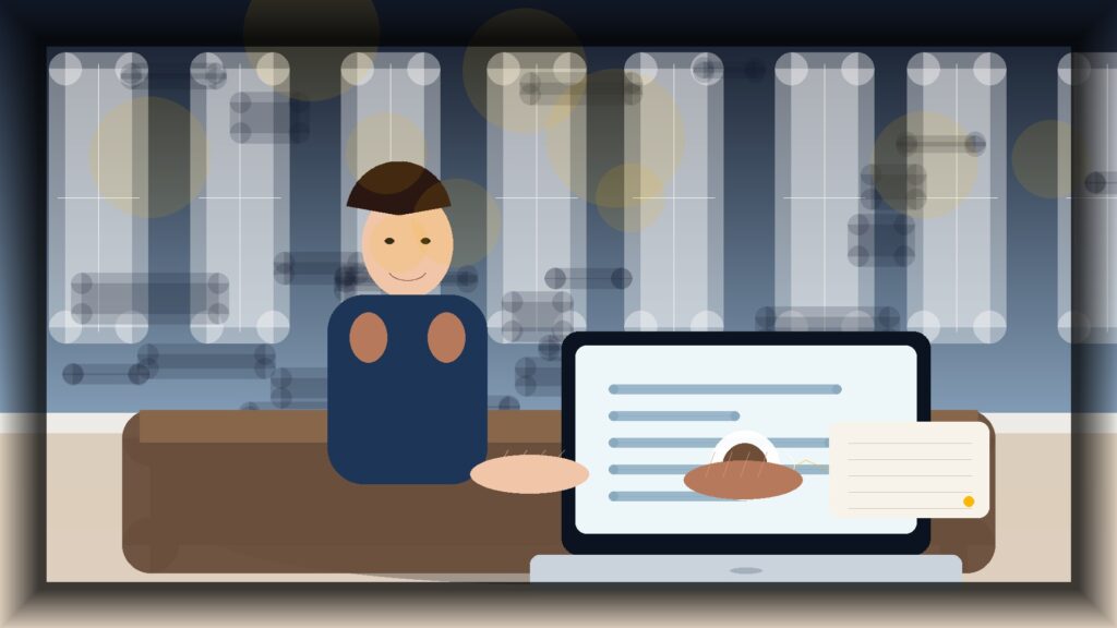 Imagem humanizada relacionada a Google Analytics
