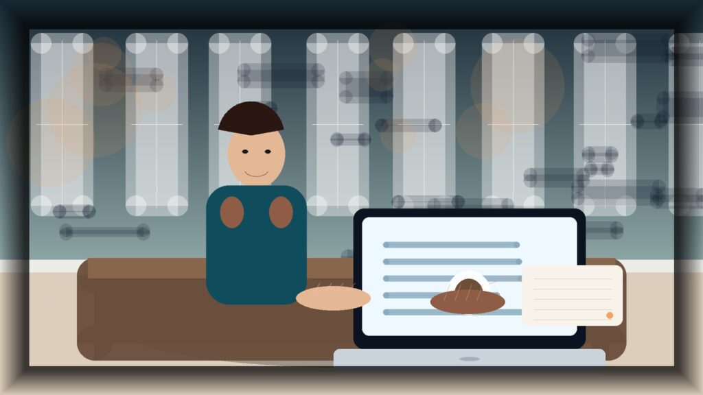 Imagem humanizada relacionada a Performance e velocidade de sites