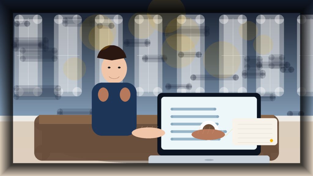 Imagem humanizada relacionada a Inteligência artificial no marketing