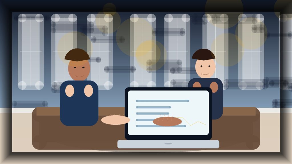 Imagem humanizada relacionada a Analytics e métricas digitais