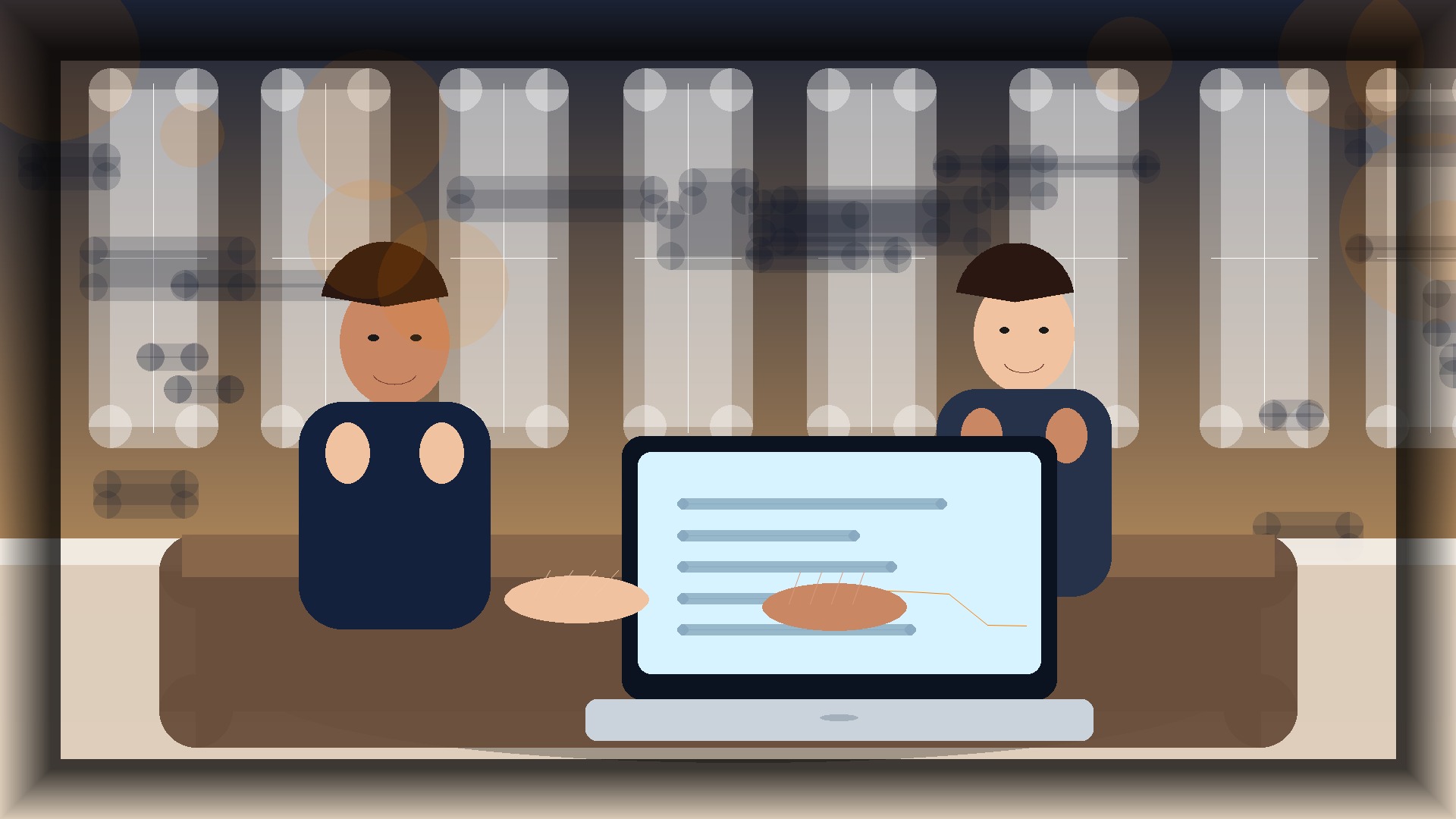 Imagem humanizada relacionada a Gestão de lojas online